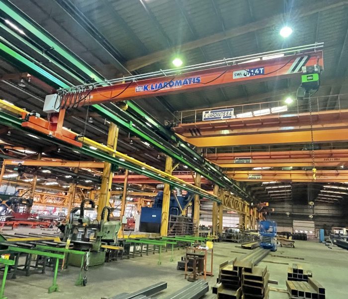 Elastron Wall 1.6tn Wall Travelling Jib Crane